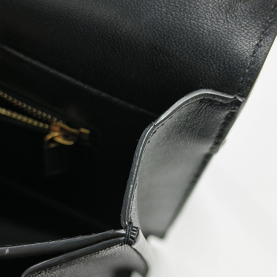 GABY Quilted Lambskin Black