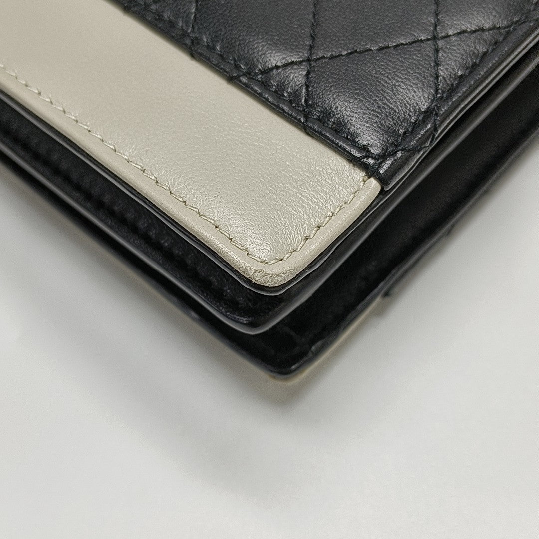 GABY Quilted Lambskin Black