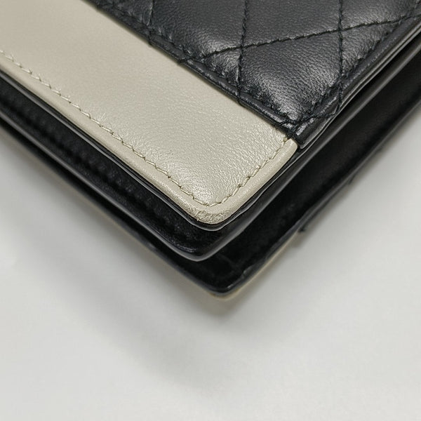 GABY Quilted Lambskin Black
