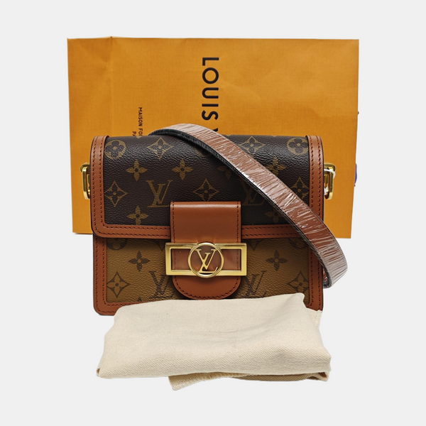 DAUPHINE Mini Coated Canvas Brown