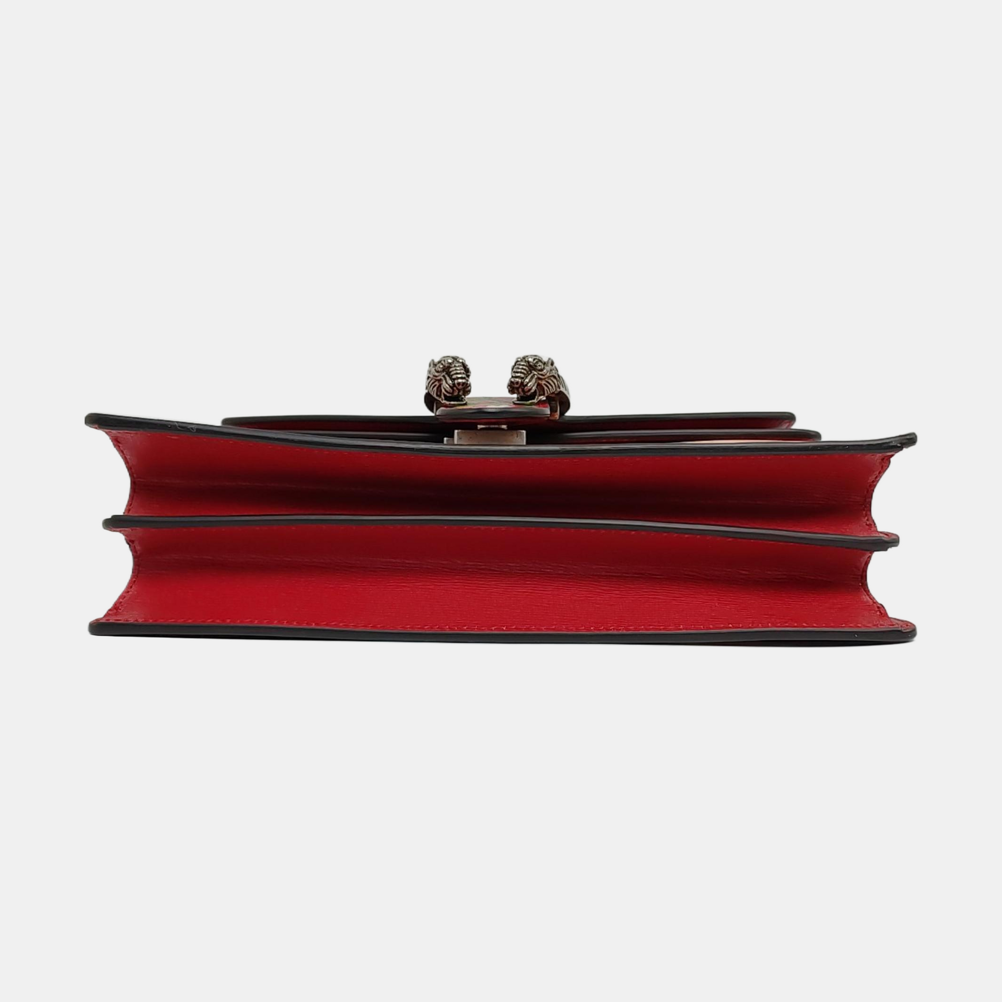 Authenticated pre-owned  Dionysus Super Mini Calfskin Red - Shoulder Bag at Looply