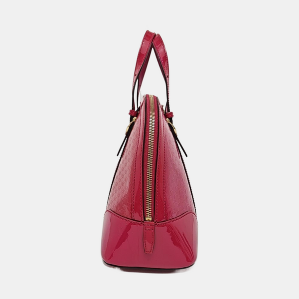 Authenticated pre-owned  Microguccissima Monogram Calfskin Pink - Top Handle Bag at Looply
