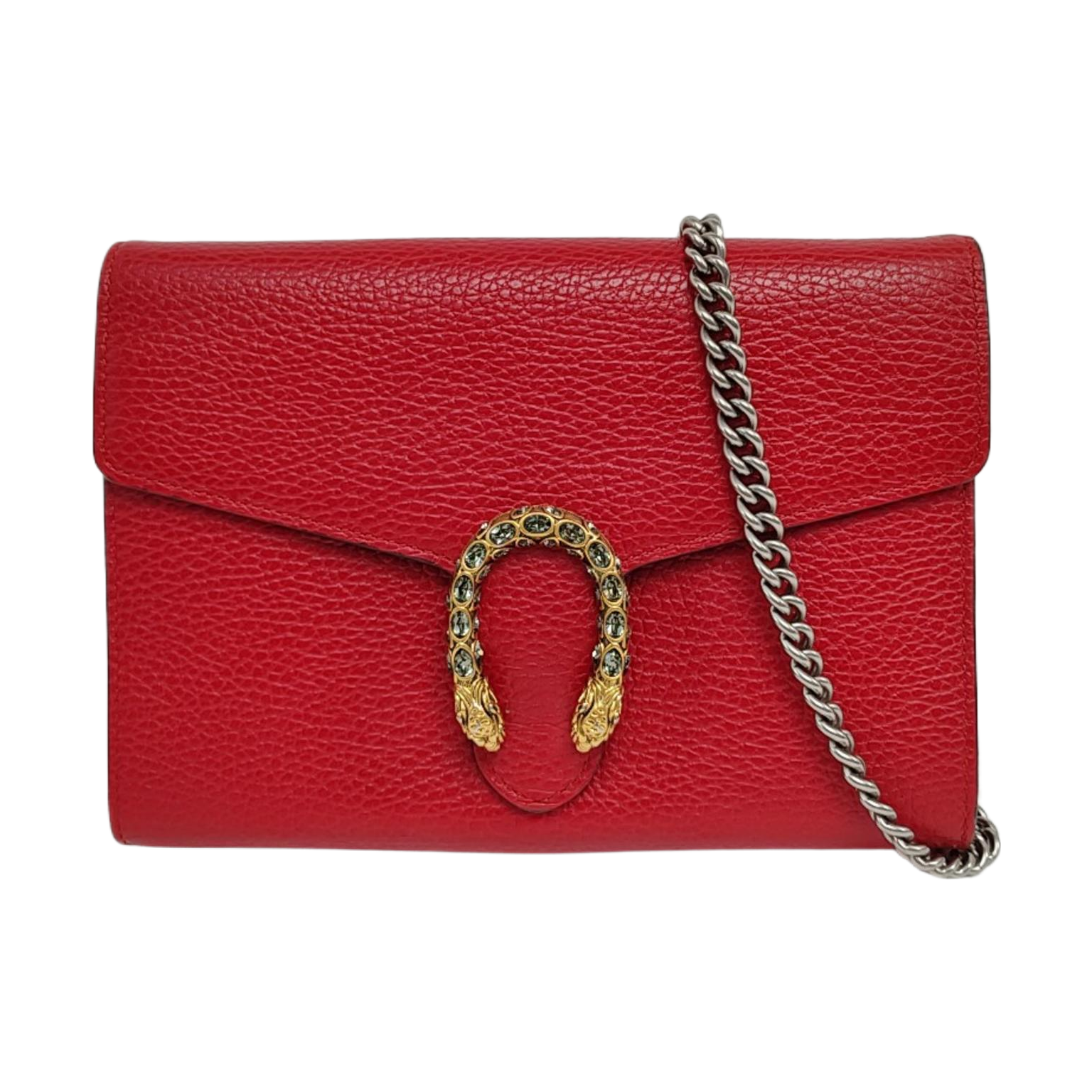 Authenticated pre-owned  Dionysus Super Mini Calfskin Red - Shoulder Bag at Looply