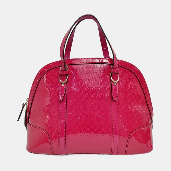 Authenticated pre-owned  Microguccissima Monogram Calfskin Pink - Top Handle Bag at Looply