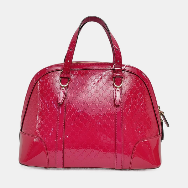 Authenticated pre-owned  Microguccissima Monogram Calfskin Pink - Top Handle Bag at Looply