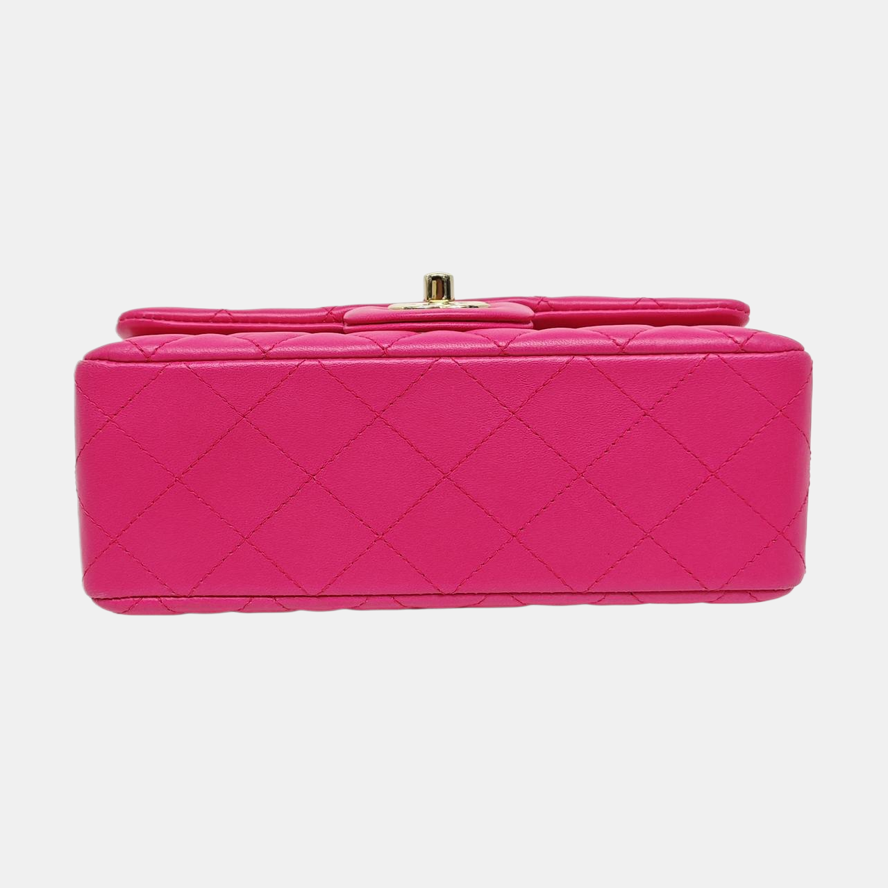 Authenticated pre-owned  Classic Flap Mini Quilted Lambskin Pink - Shoulder Bag at Looply