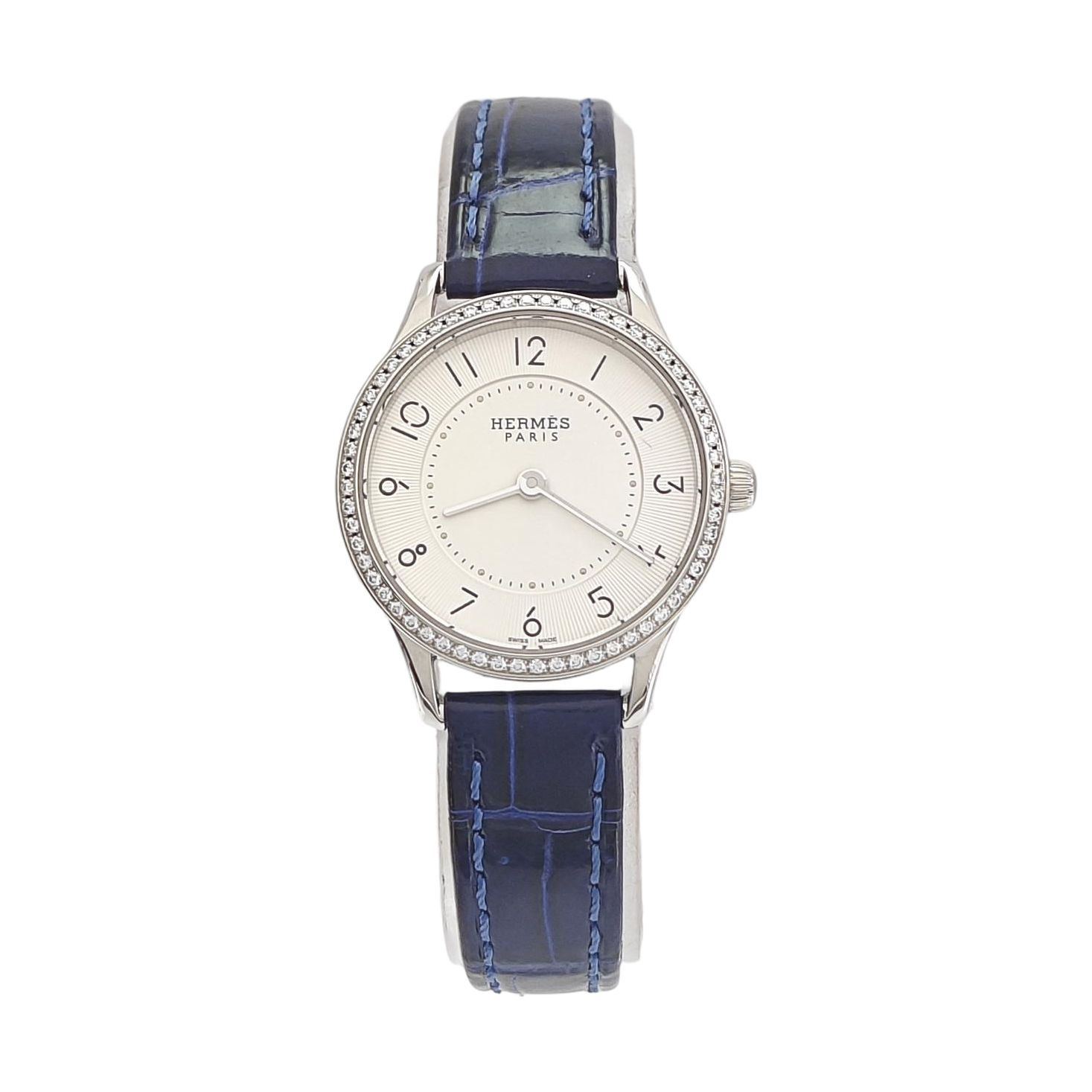 Slim d'Hermès 25mm White Quartz Watch