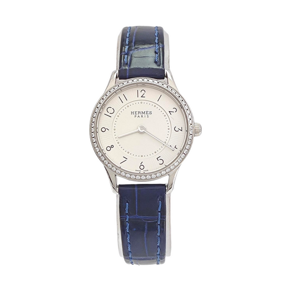 Slim d'Hermès 25mm White Quartz Watch