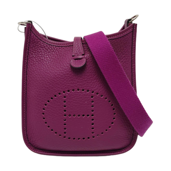 Authenticated pre-owned  Evelyne Mini Clemence Purple - Shoulder Bag at Looply