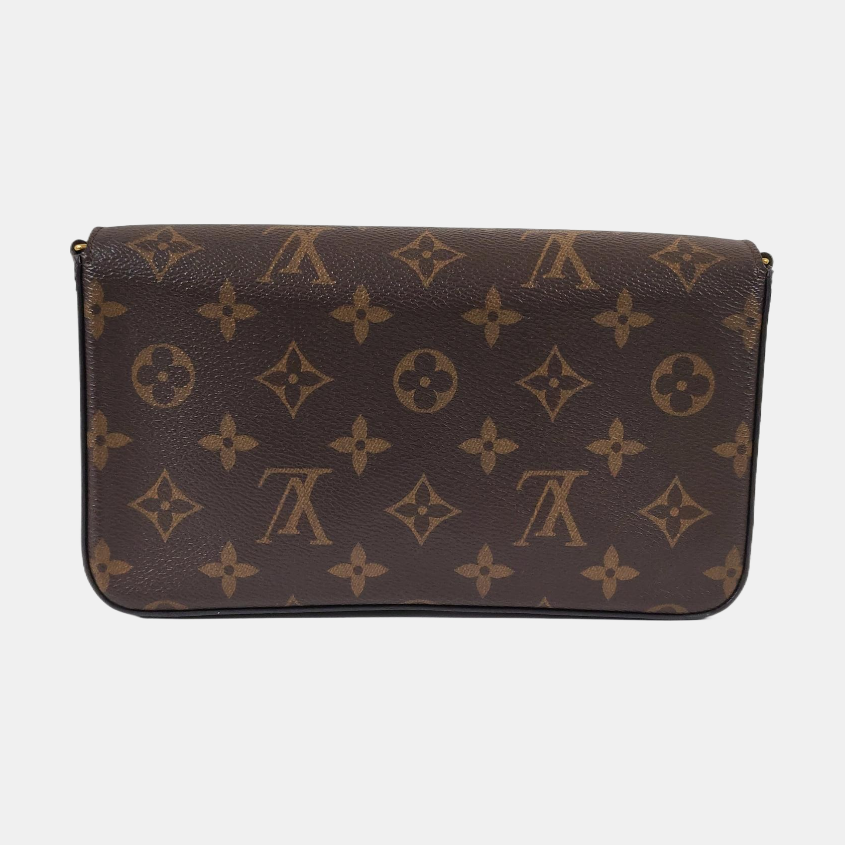 Authenticated pre-owned  Félicie Monogram Coated Canvas Brown - Shoulder Bag at Looply