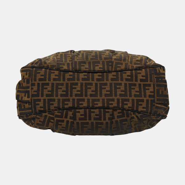 Canvas Top Handle Bag Brown