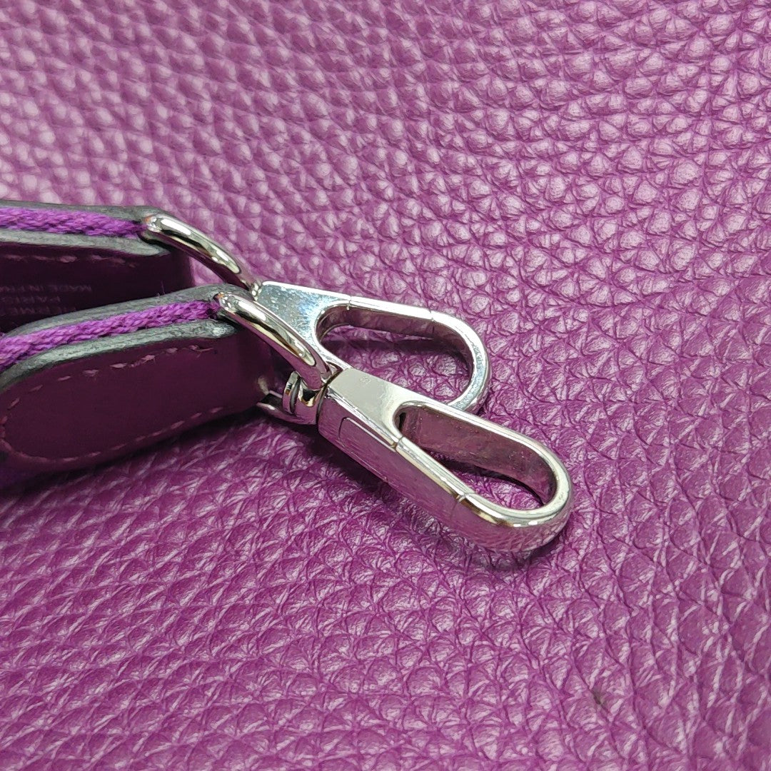 Authenticated pre-owned  Evelyne Mini Clemence Purple - Shoulder Bag at Looply