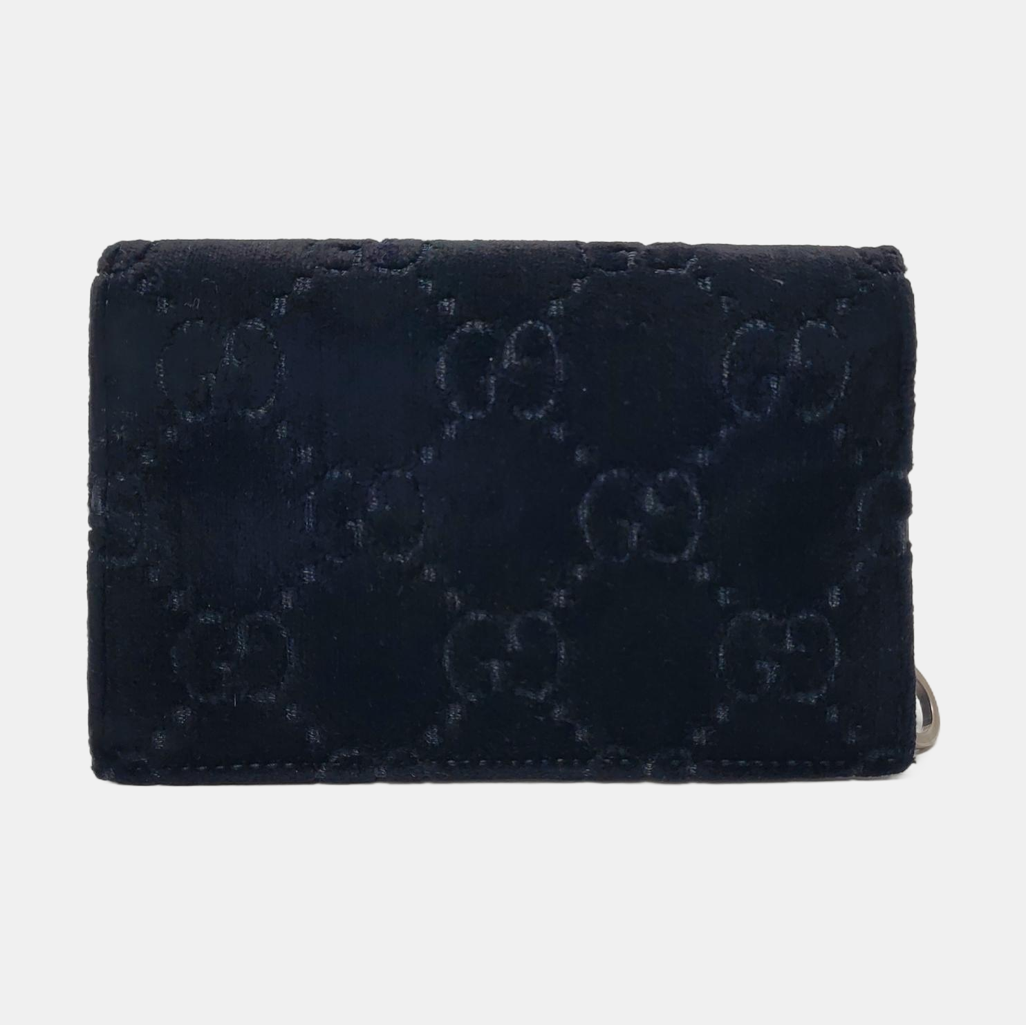 Authenticated pre-owned  Dionysus Super Mini Monogram Velvet Black - Shoulder Bag at Looply