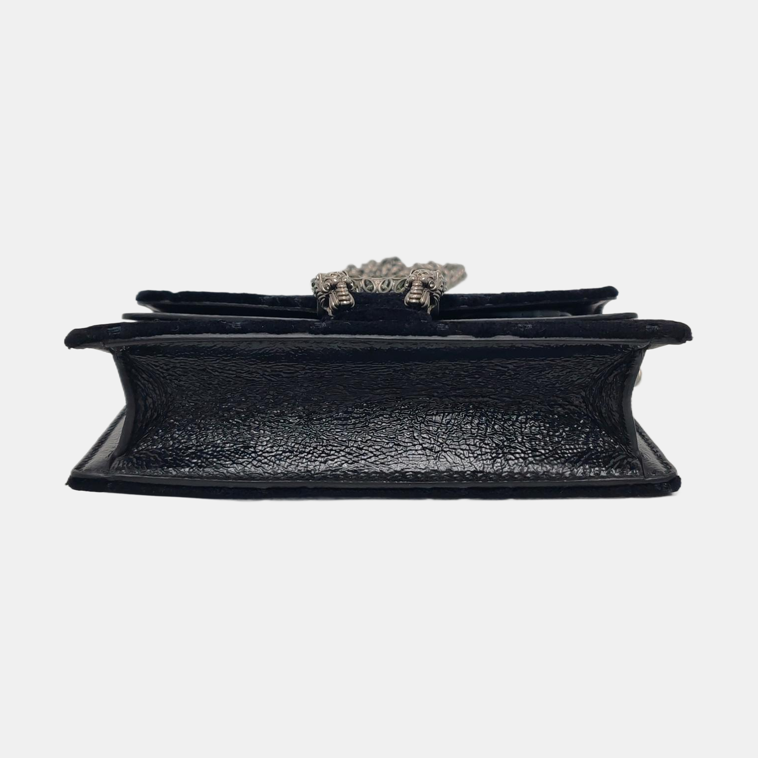 Authenticated pre-owned  Dionysus Super Mini Monogram Velvet Black - Shoulder Bag at Looply