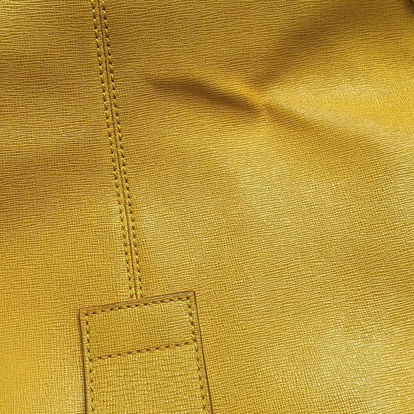 Calfskin Top Handle Bag Yellow