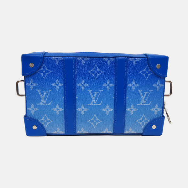 WALLET TRUNK Monogram Coated Canvas Blue