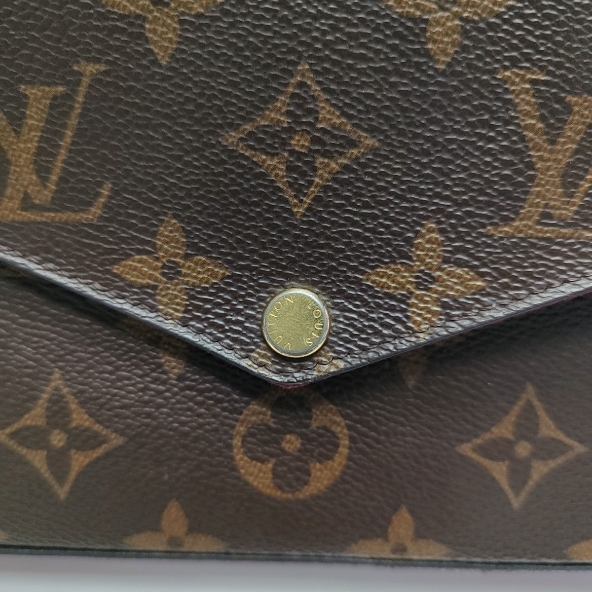 Authenticated pre-owned  Félicie Monogram Coated Canvas Brown - Shoulder Bag at Looply