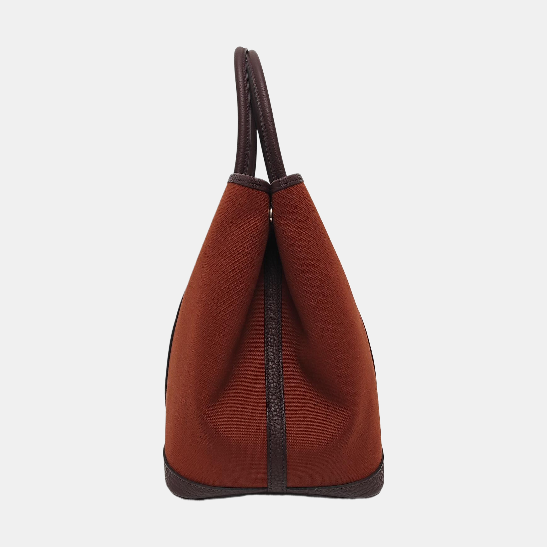 Authenticated pre-owned  Garden Party Canvas Red - Top Handle Bag at Looply