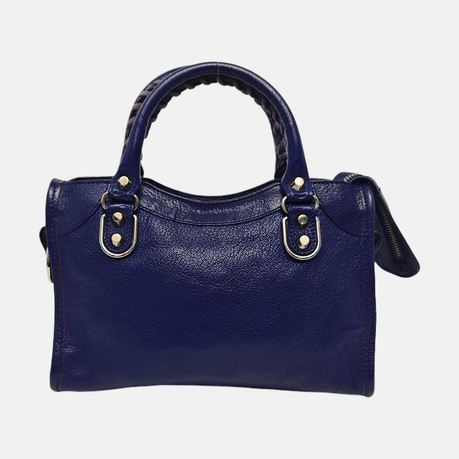 Classic Metallic Edge City Mini Lambskin Purple