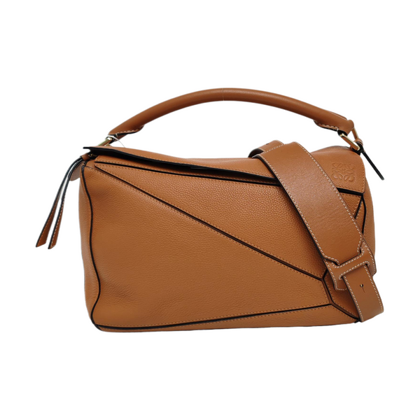 Puzzle Medium Calfskin Brown