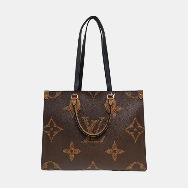 ONTHEGO MM Monogram Coated Canvas Brown