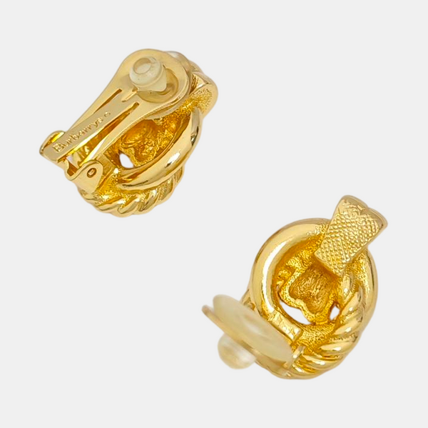 Gold-tone Metal Gold Earring