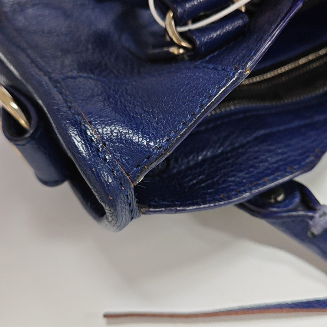 Classic Metallic Edge City Mini Lambskin Purple