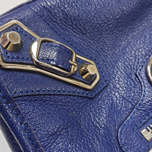 Classic Metallic Edge City Mini Lambskin Purple