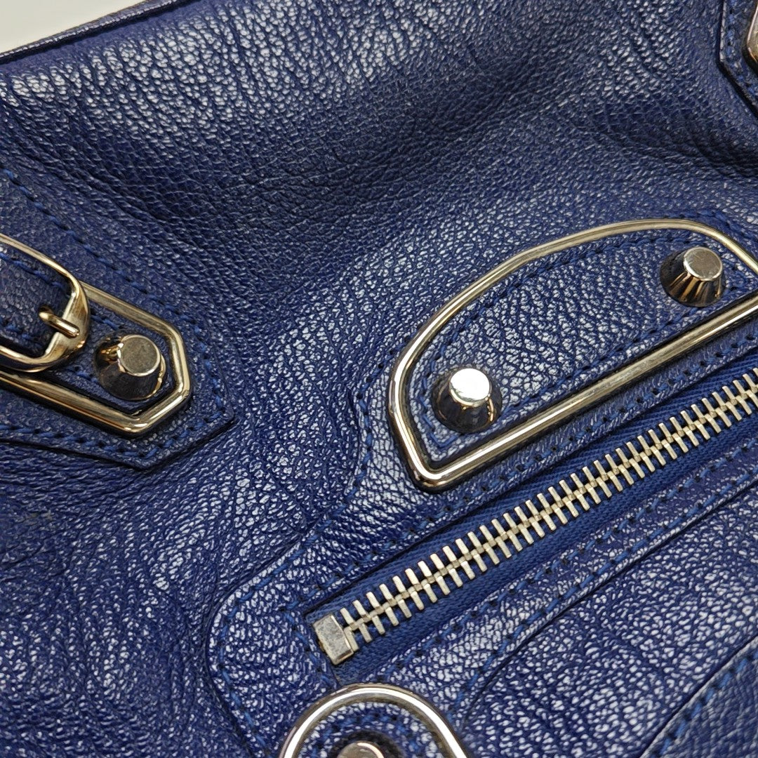 Classic Metallic Edge City Mini Lambskin Purple