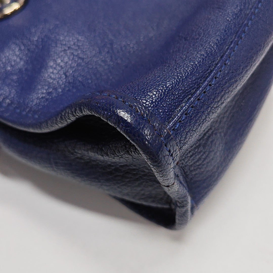 Classic Metallic Edge City Mini Lambskin Purple