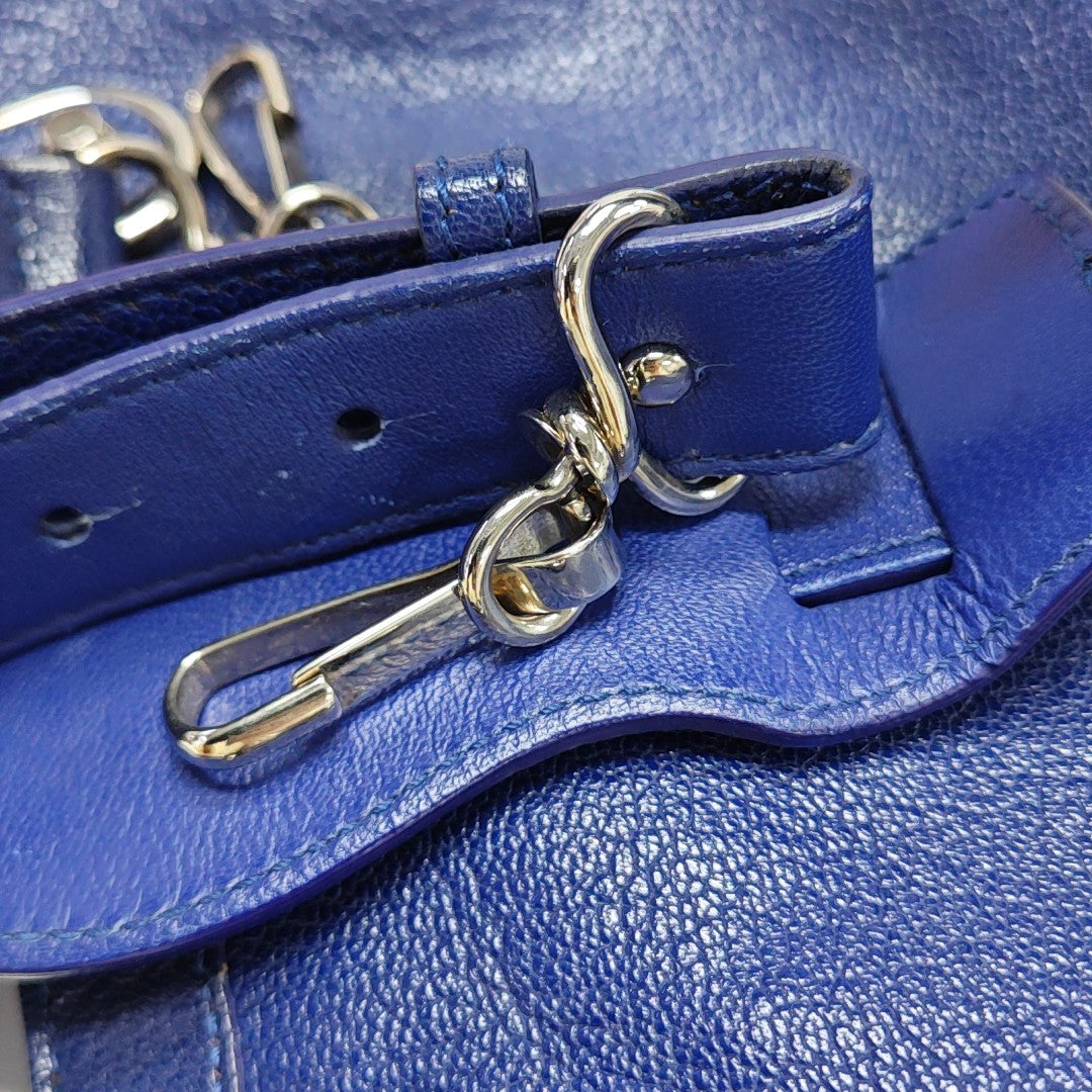 Classic Metallic Edge City Mini Lambskin Purple
