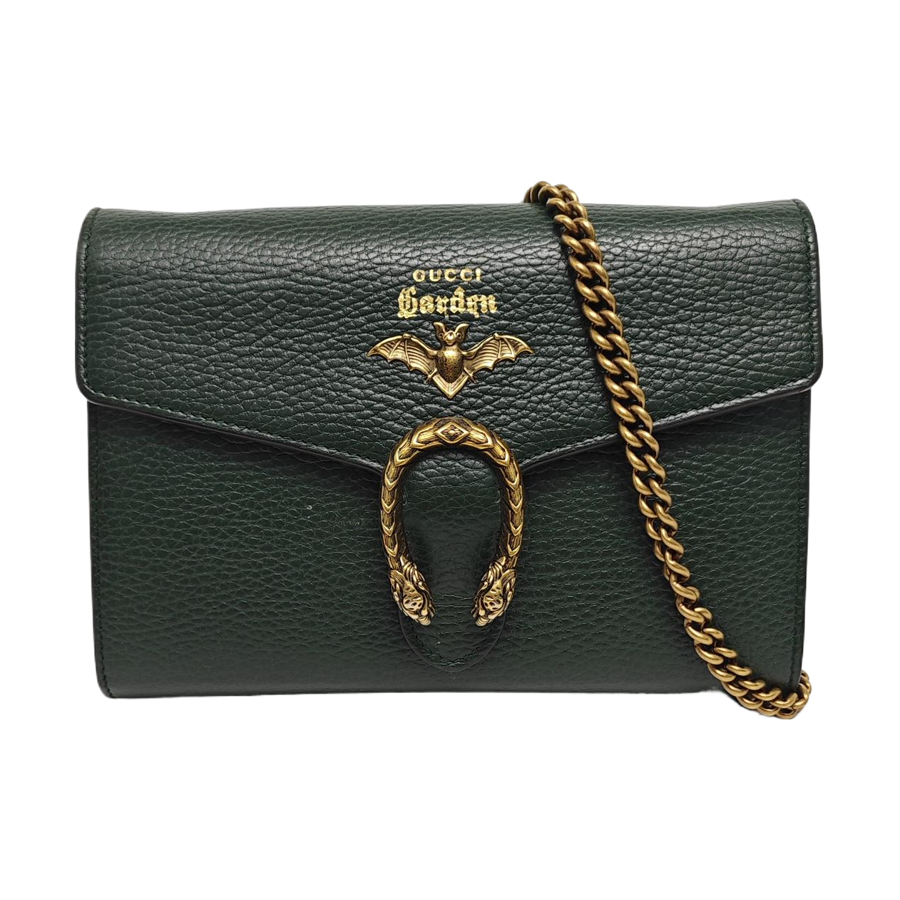 Authenticated pre-owned  Dionysus Super Mini Calfskin Green - Shoulder Bag at Looply