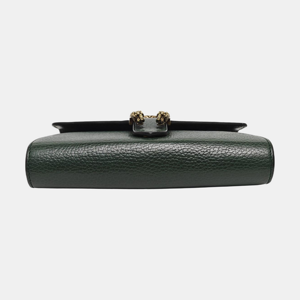 Authenticated pre-owned  Dionysus Super Mini Calfskin Green - Shoulder Bag at Looply