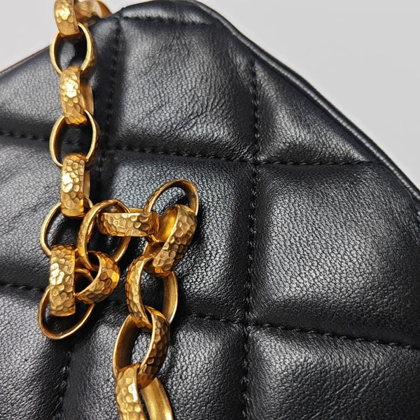 Quilted Lambskin Black