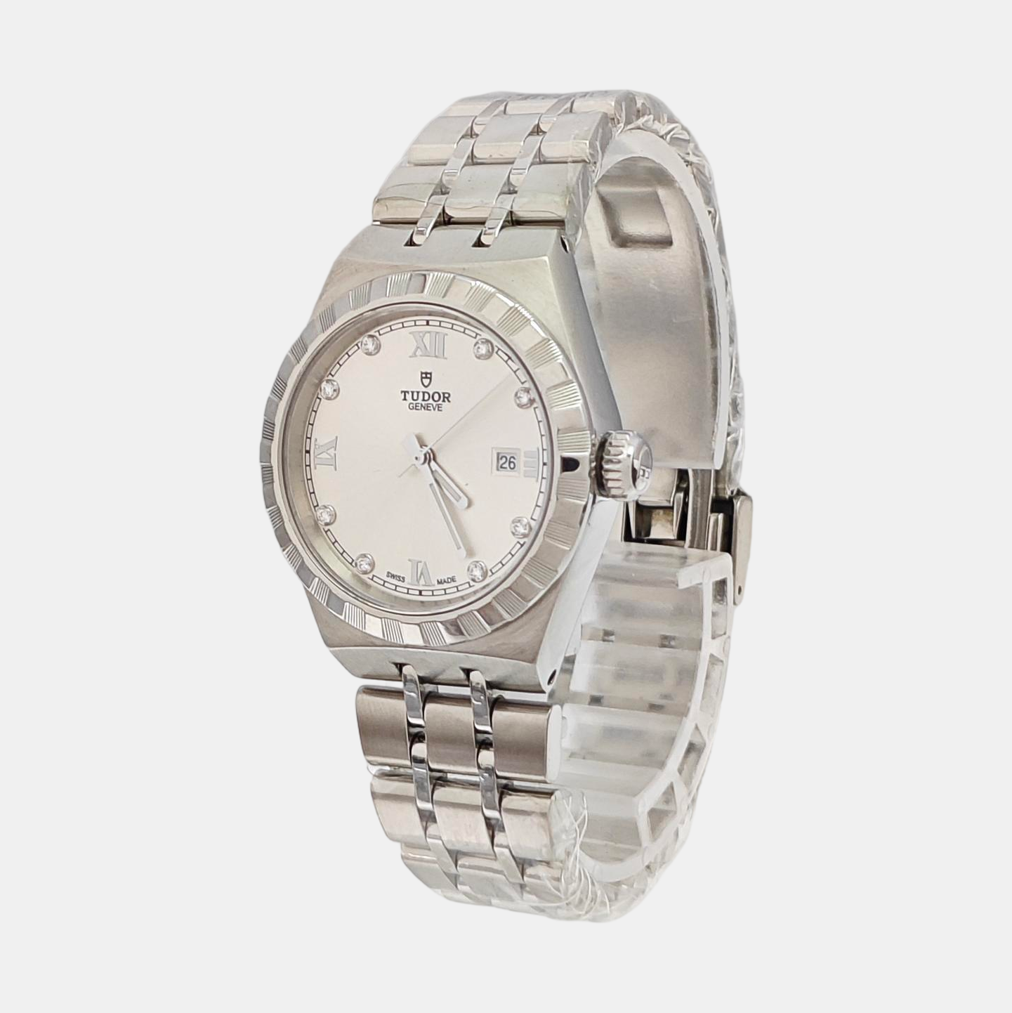28mm Silver Automatic Watch