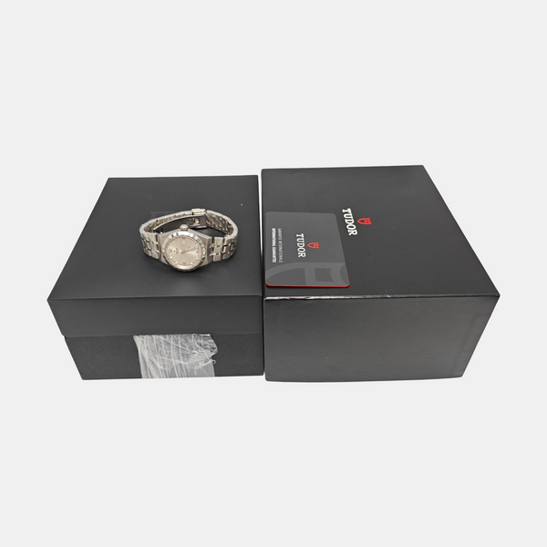 28mm Silver Automatic Watch
