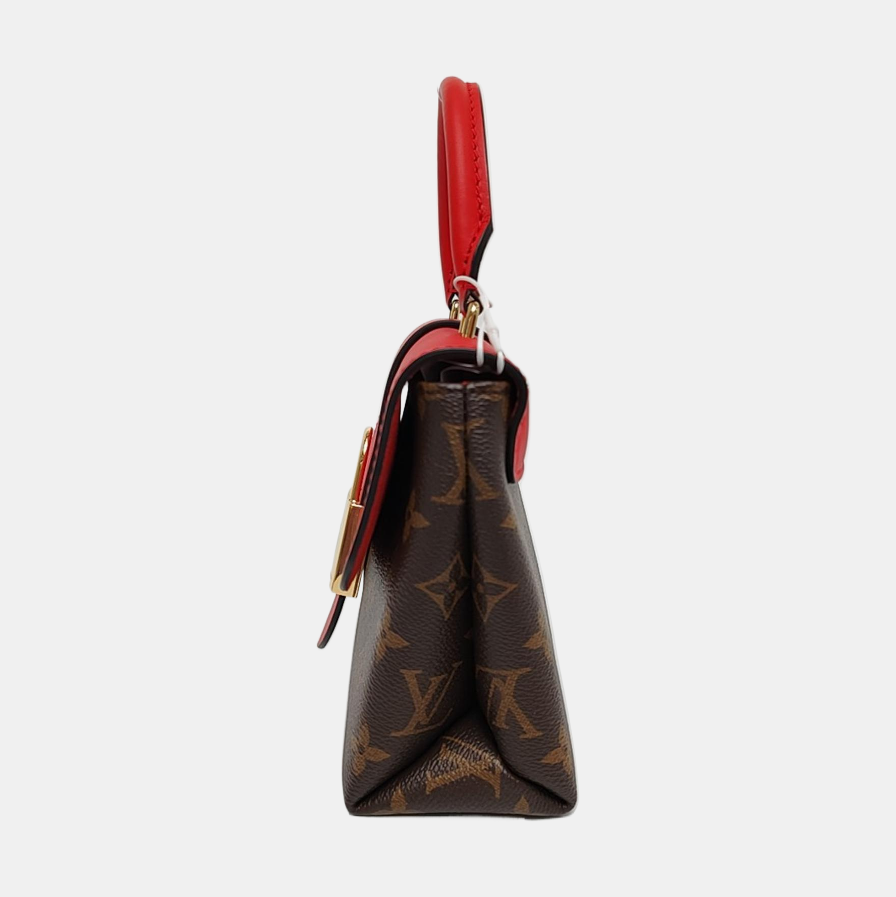 Authenticated pre-owned  Locky BB Monogram Coated Canvas Red - Shoulder Bag at Looply