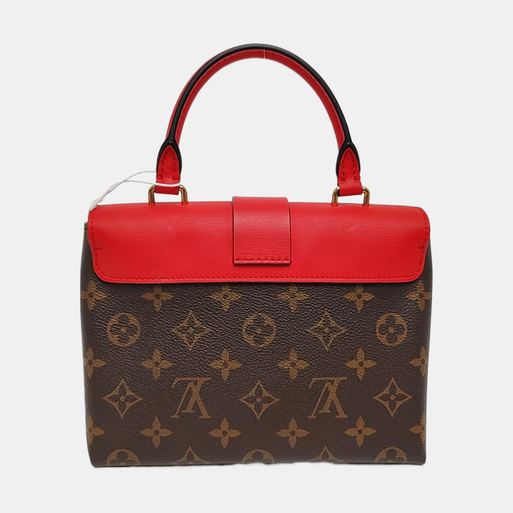 Authenticated pre-owned  Locky BB Monogram Coated Canvas Red - Shoulder Bag at Looply