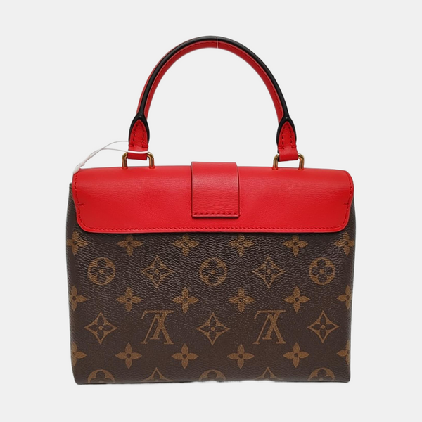 Authenticated pre-owned  Locky BB Monogram Coated Canvas Red - Shoulder Bag at Looply