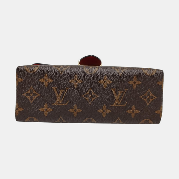 Authenticated pre-owned  Locky BB Monogram Coated Canvas Red - Shoulder Bag at Looply