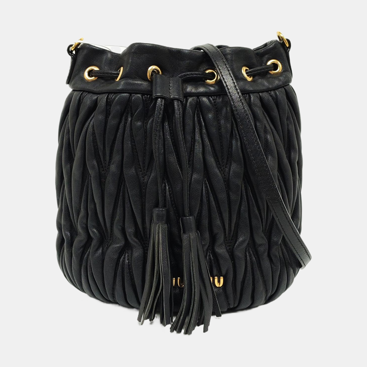 Matelassé Lambskin Black