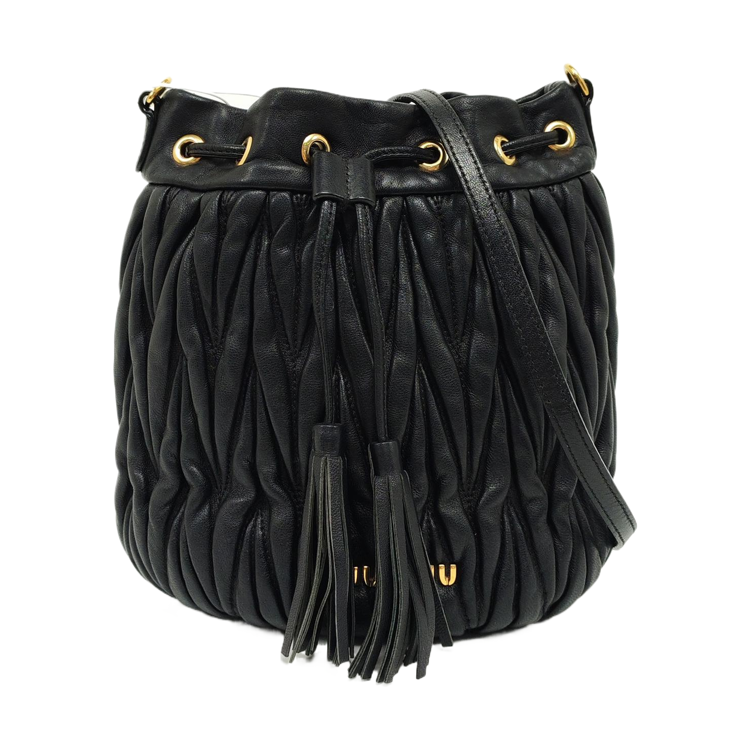Matelassé Lambskin Black