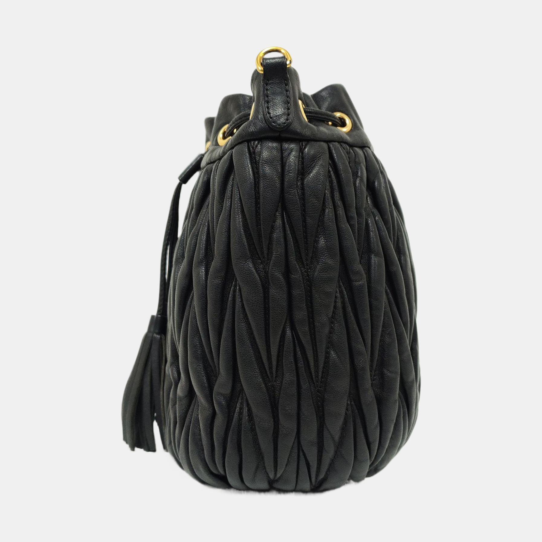 Matelassé Lambskin Black