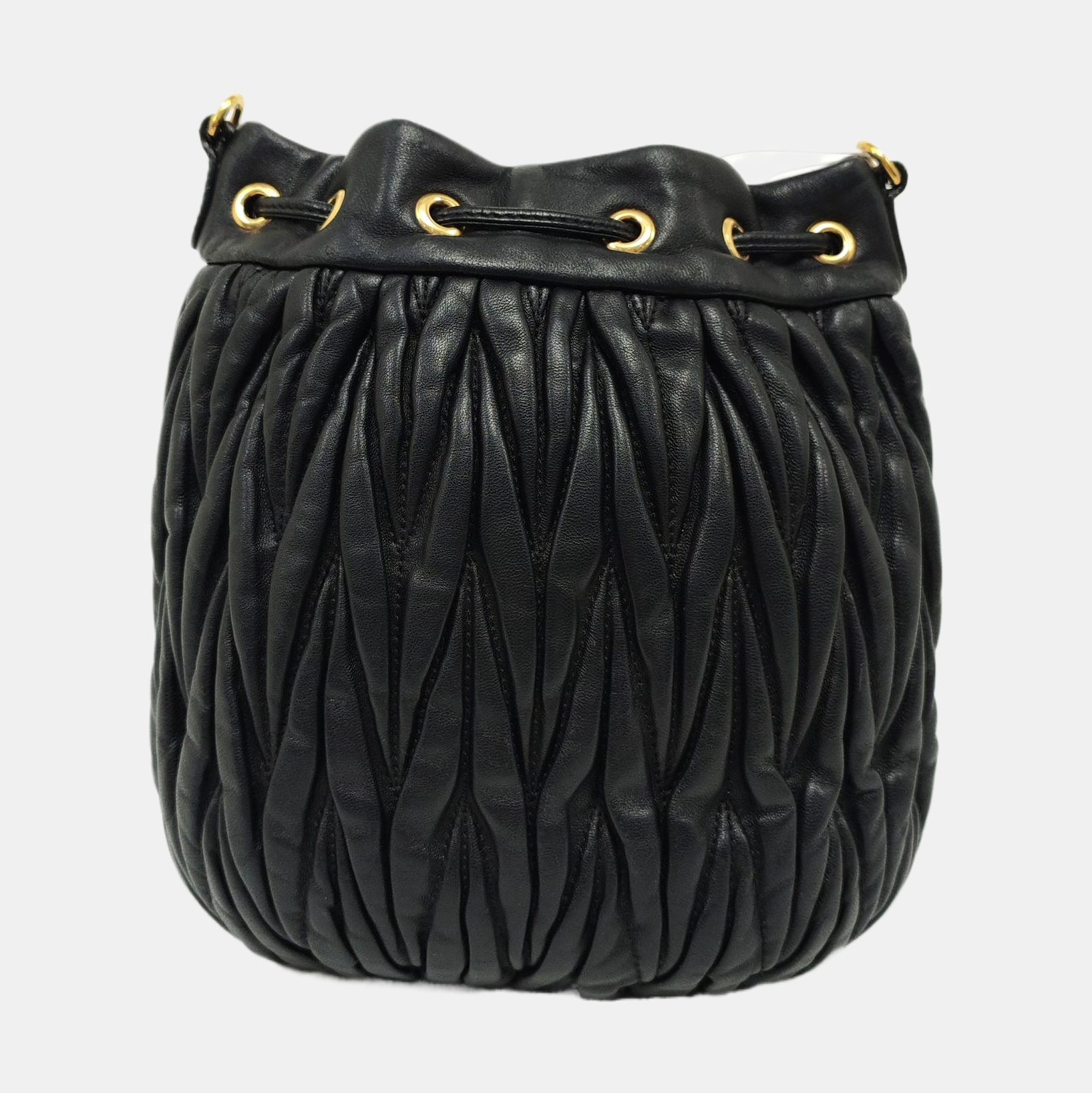 Matelassé Lambskin Black