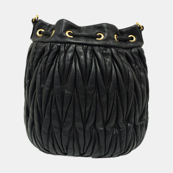 Matelassé Lambskin Black