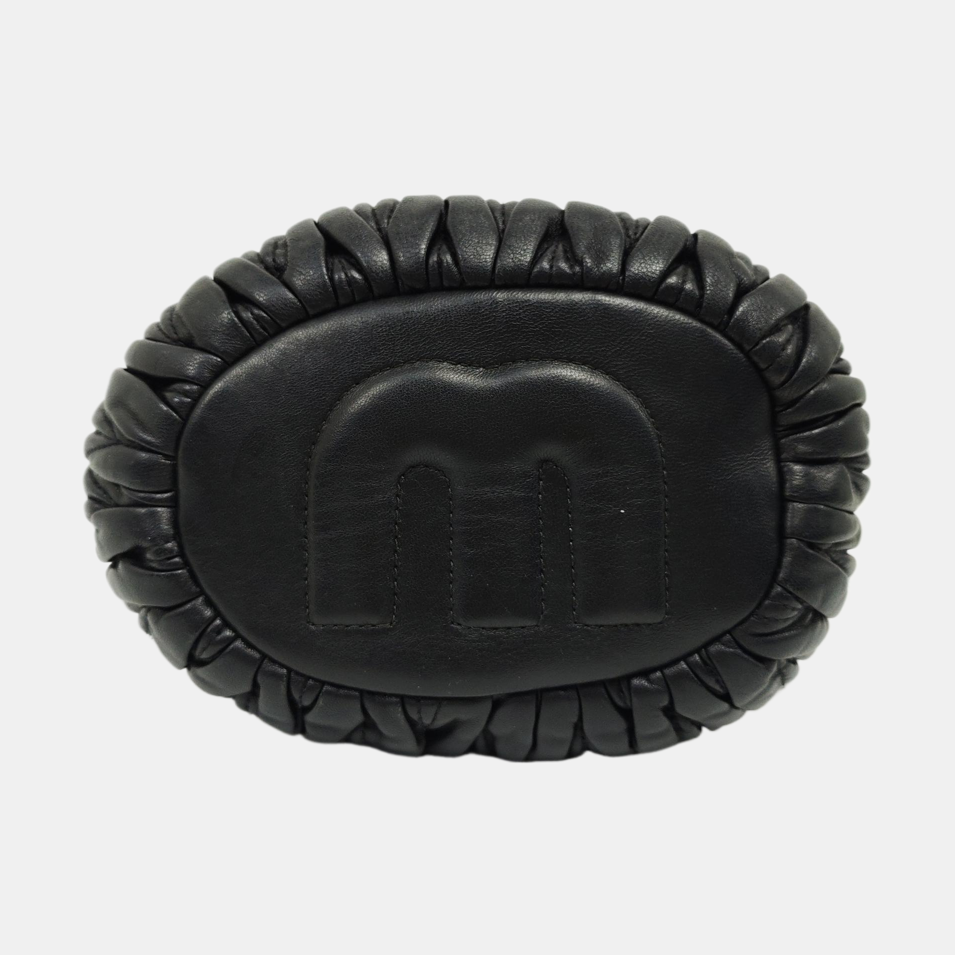 Matelassé Lambskin Black