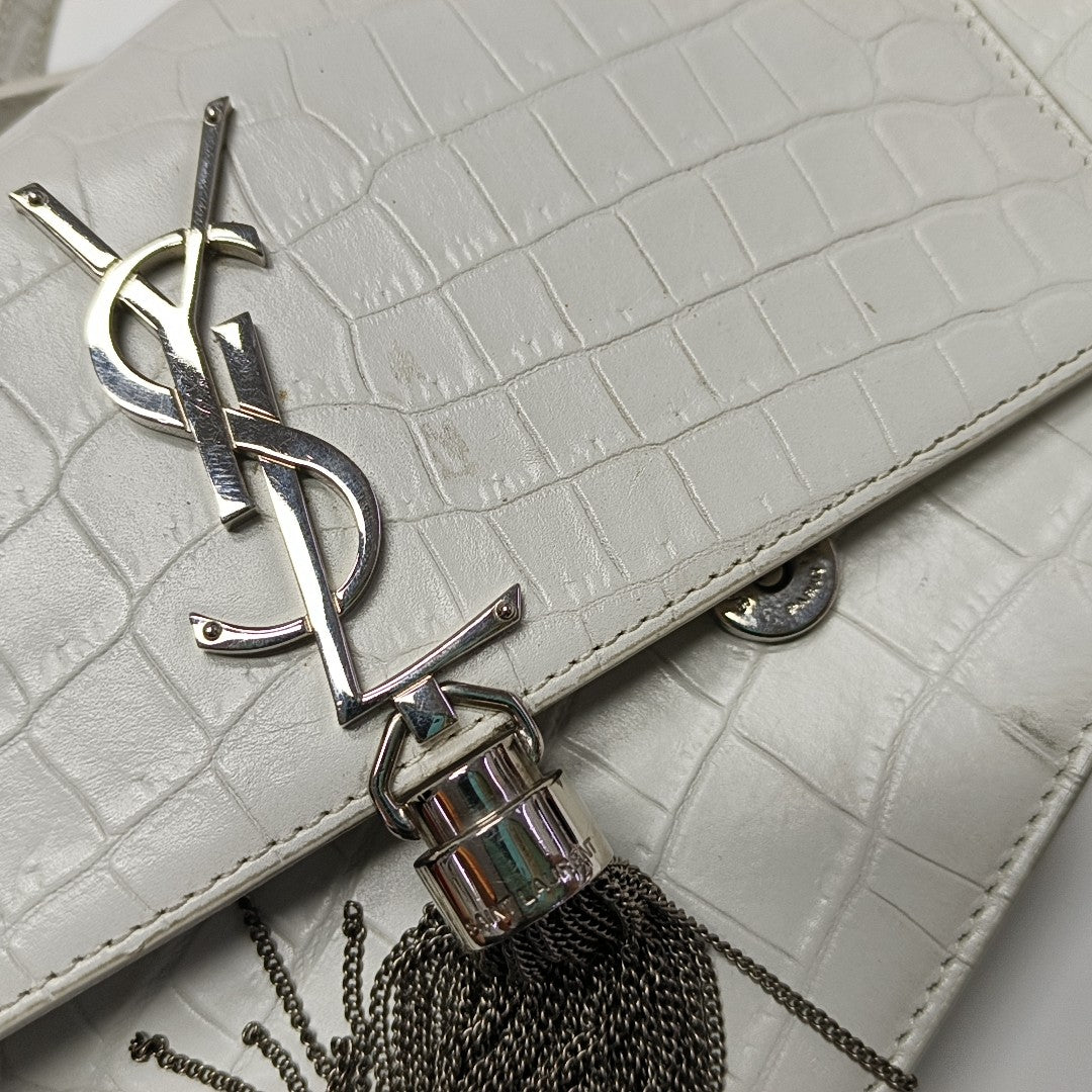 KATE WOC Calfskin White