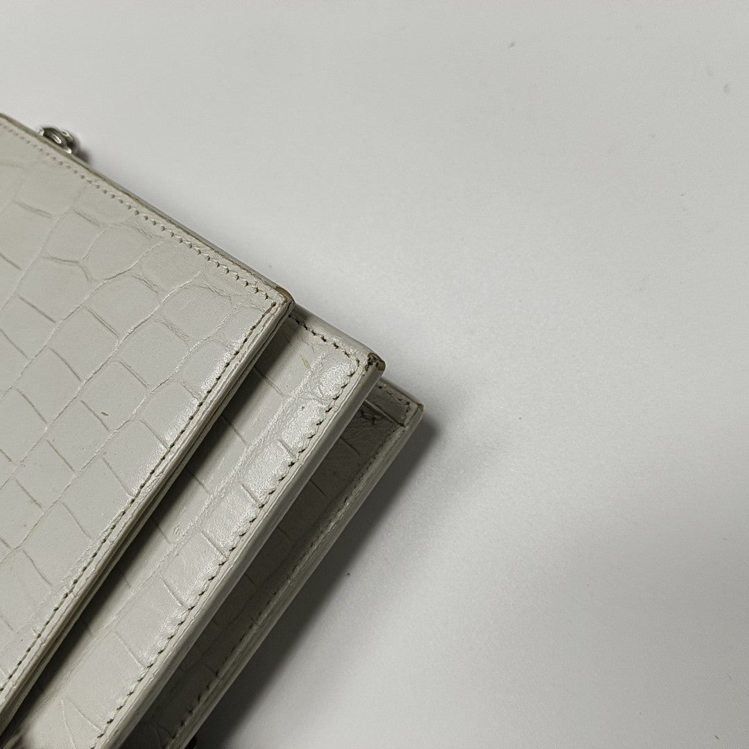KATE WOC Calfskin White