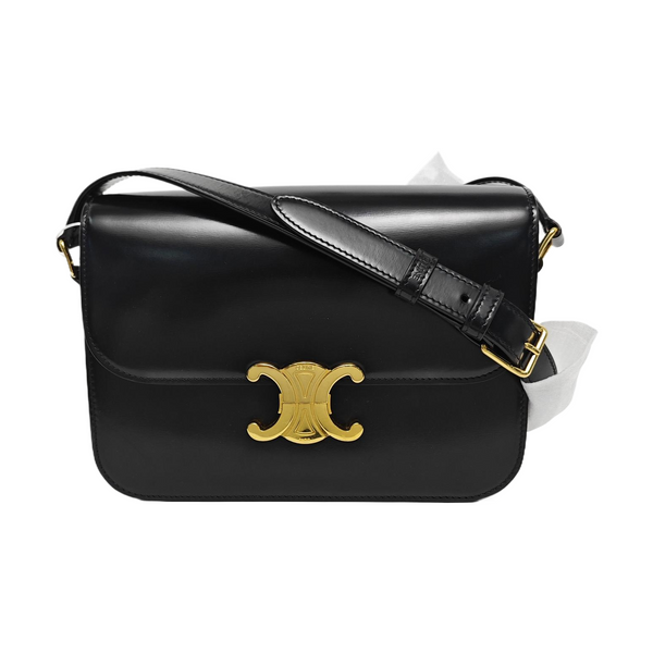 TRIOMPHE Small Calfskin Black