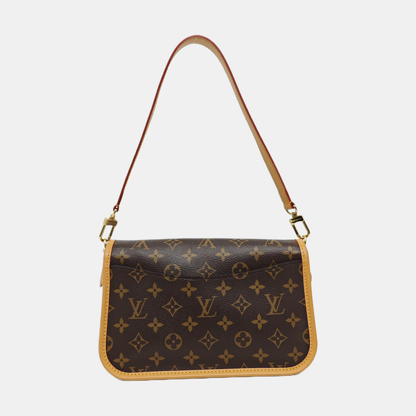 DIANE Monogram Coated Canvas Brown